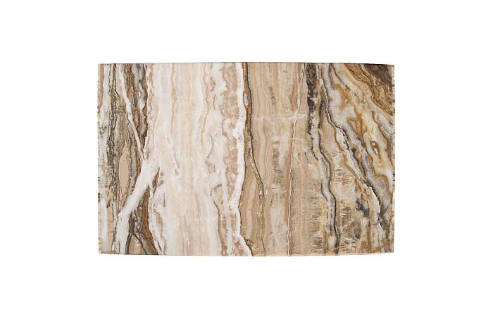 Onyx Pedestal, Natural Brown