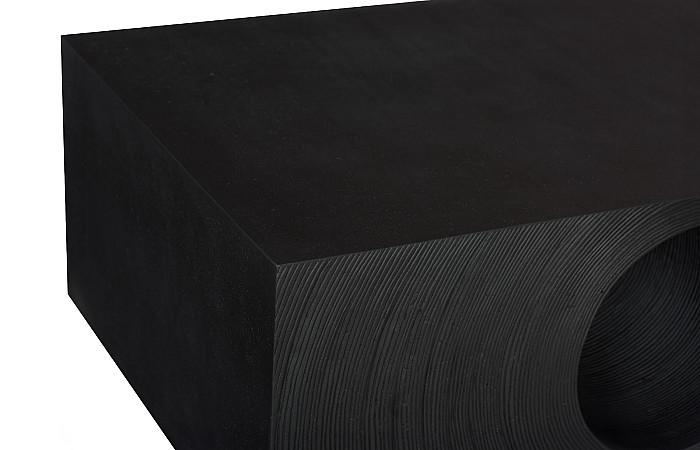 Void Coffee Table, Black Stone