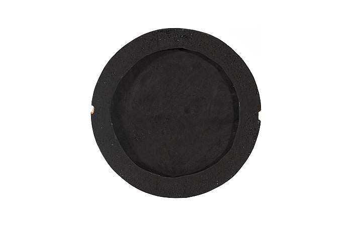 Rift Wall Tile, Circle, Matte Black, Gold Leaf