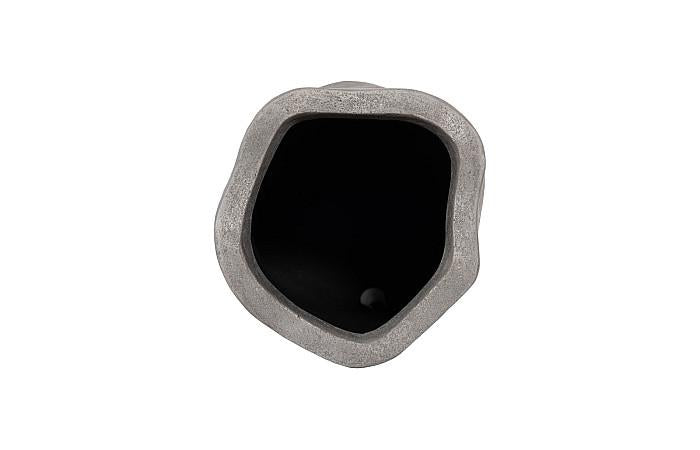 Organic Tall Vase, Gray