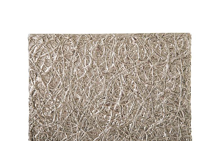 String Theory Pedestal, Silver Leaf, SM