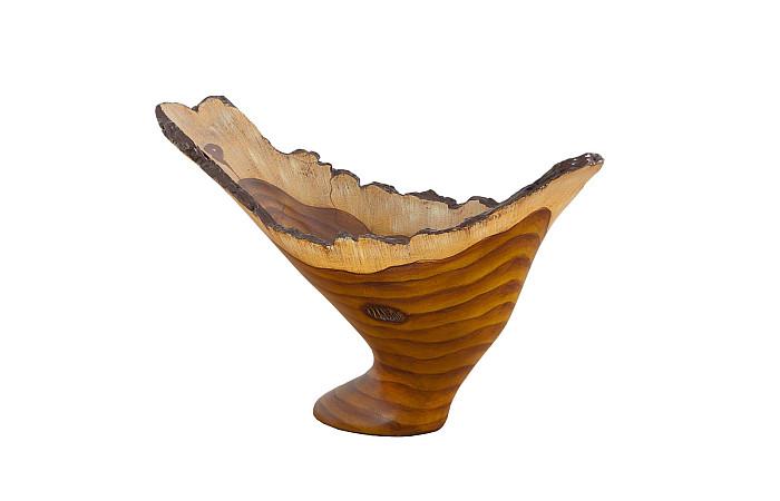 Burled Vase, Faux Bois