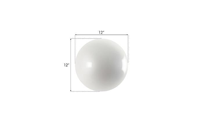 Ball on the Wall, Small, Pearl White