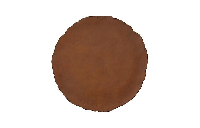 Cast Oil Drum Wall Discs, Resin, Rust Finish, Set of 4