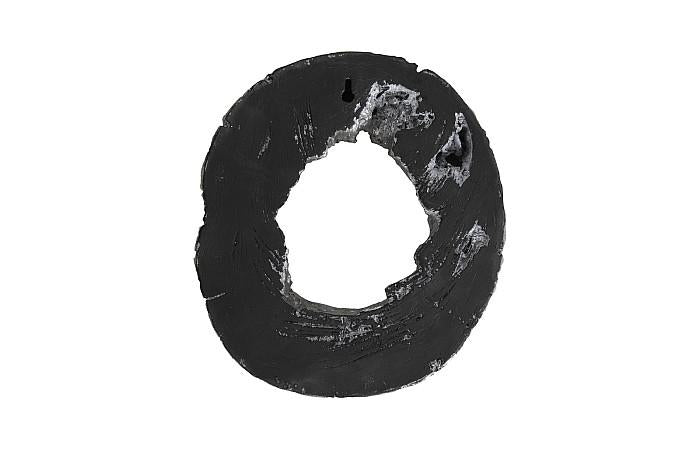 Cast Eroded Wood Circle Wall Tile