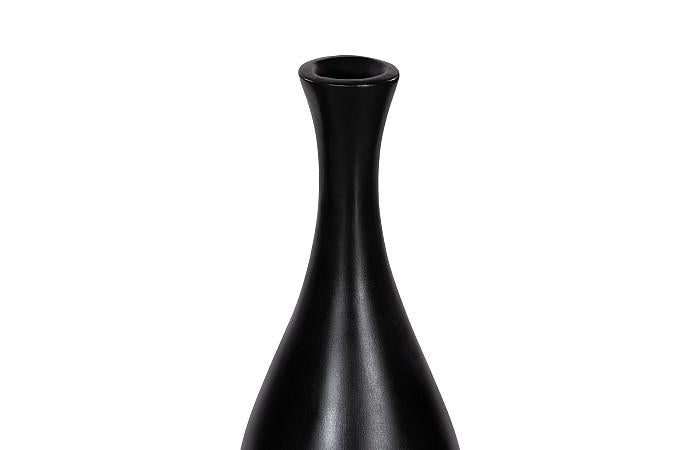 Trumpet Vase, Small, Matte Black