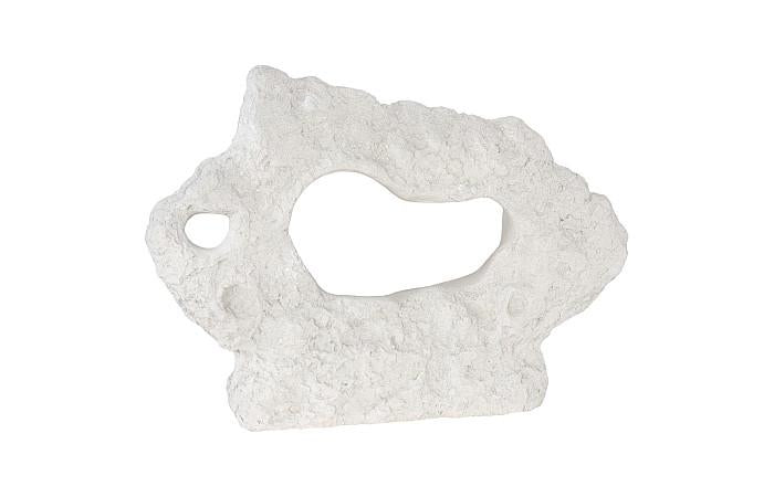 Cast Stone Table Top Sculpture, Wide, Roman Stone