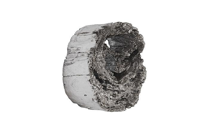 Cast Eroded Wood Circle Wall Tile