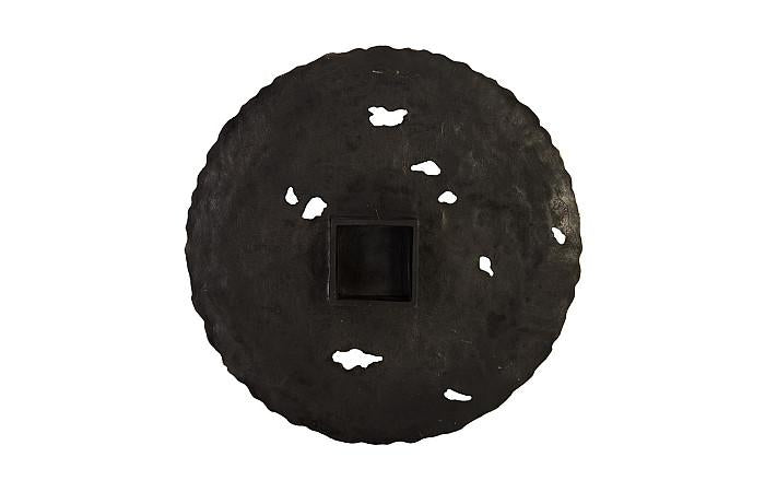 Molten Wall Disc, Large, Gold Leaf