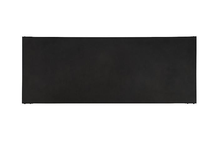 Industrial Concrete Dining Table, Black U Legs