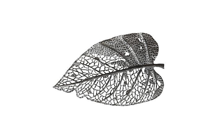 Birch Leaf Wall Art, Silver, SM