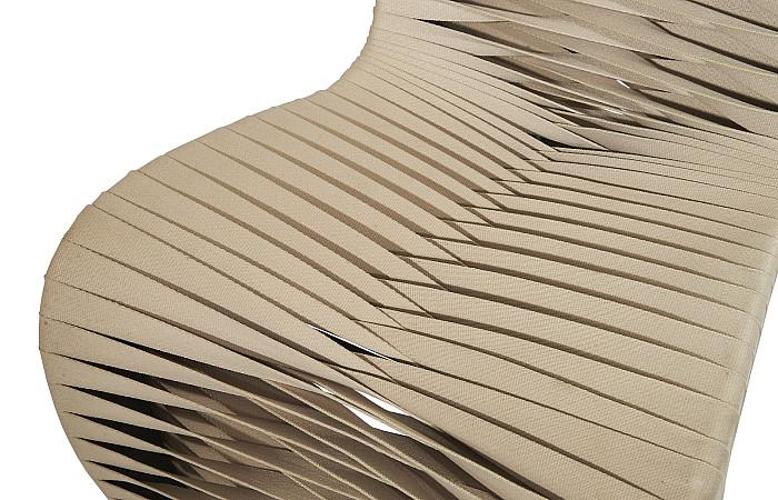 Seat Belt Dining Chair, Beige/Beige