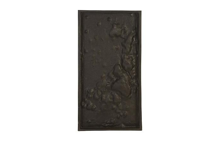 Splotch Wall Art, Rectangle, Silver Leaf