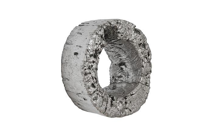 Cast Eroded Wood Circle Wall Tile