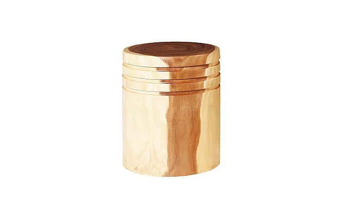 Groove Side Table, Round