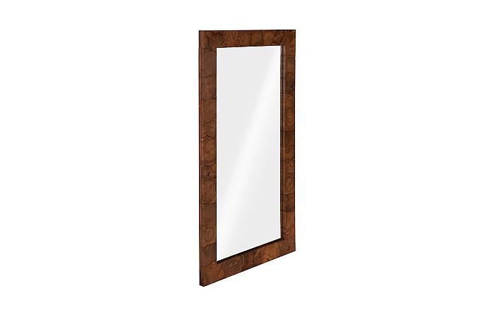 Teak Slice Mirror, Rectangle