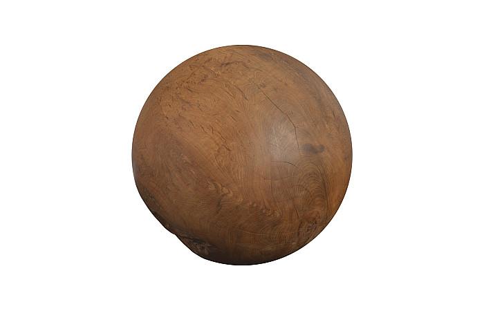 Teak Wood Ball, Medium