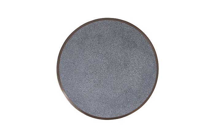 Kono Side Table, Resin, Bronze Finish, Concrete Composite Top