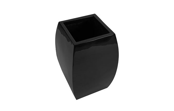 Taba Side Table, Gel Coat Black