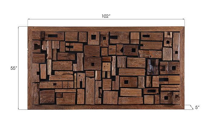 Asken Wall Art, Wood, LG