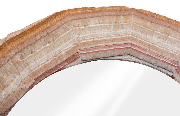 Onyx Mirror, Serpentine Beige