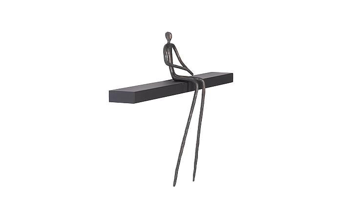 Moveable Man on Shelf, Sitting, B