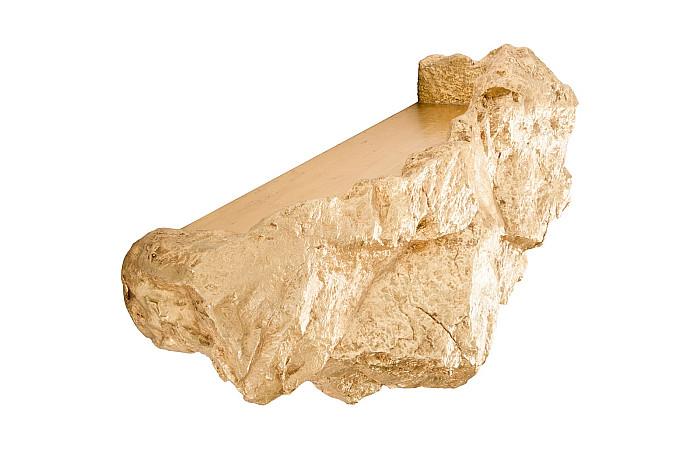 Boulder Shelf, Gold Leaf, LG