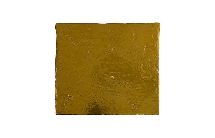 Slate Pedestal, Large, Liquid Gold