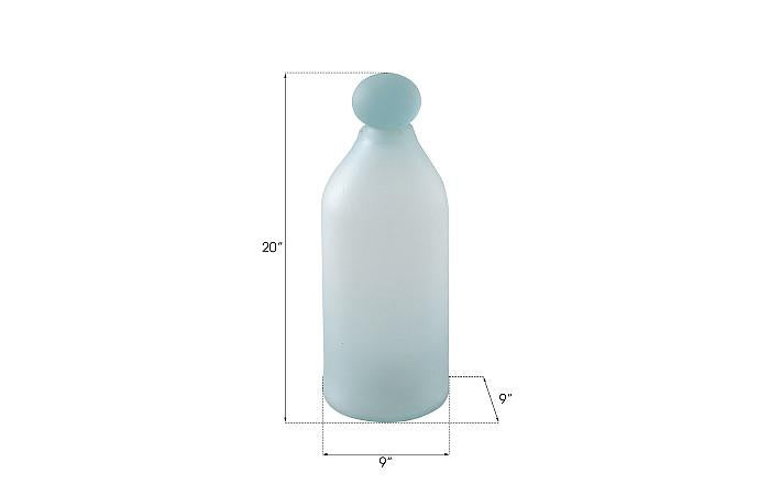 Frosted Glass Bottle, Small