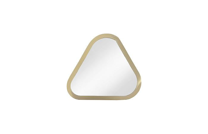 Pebble Mirrors, Set of 4, Brushed Brass