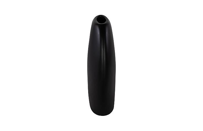 Pod Vase, Medium, Black Matte