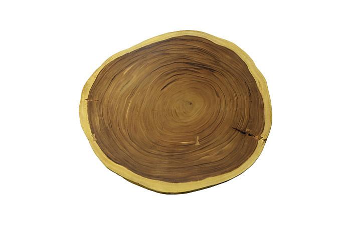 Floating Coffee Table With Black Legs, Natural, Size Varies