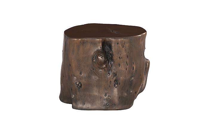 Log Stool, Bronze, LG