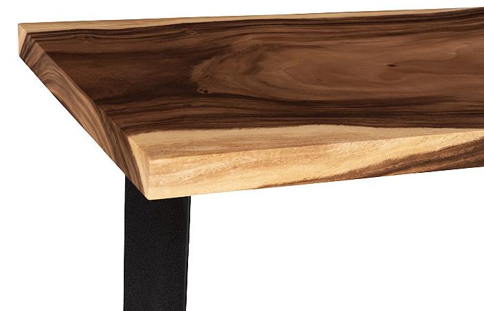 Iron Frame Bar Table, Natural