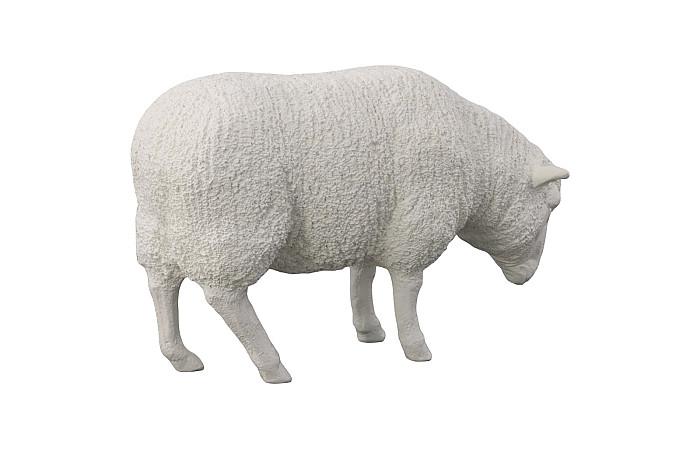 Sheep Sculpture, Gel Coat White