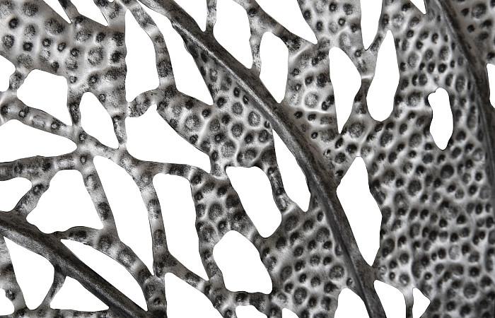 Birch Leaf Wall Art, Silver, LG