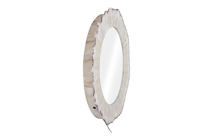 Onyx Mirror, White
