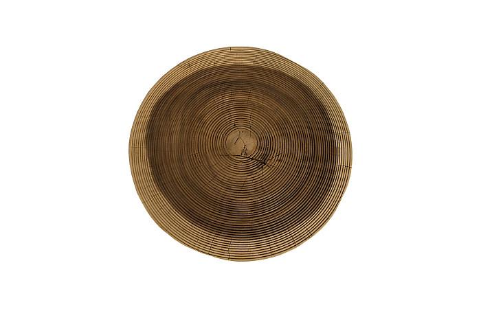 Lathe Side Table, Chamcha Wood