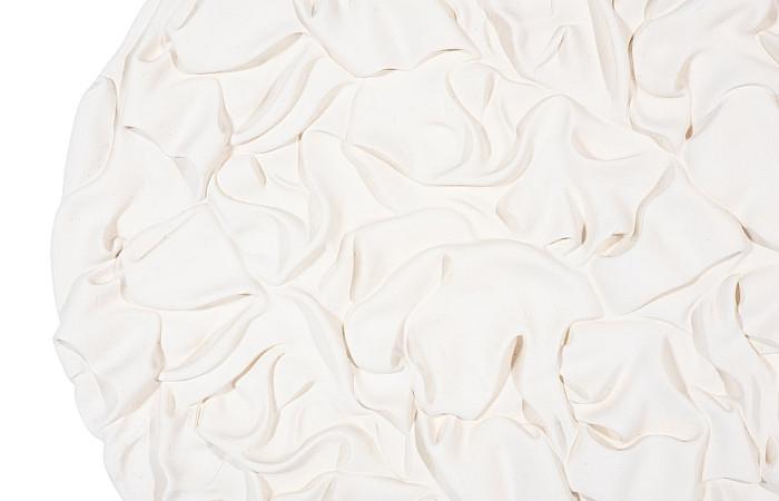Drape Wall Art, White Stone