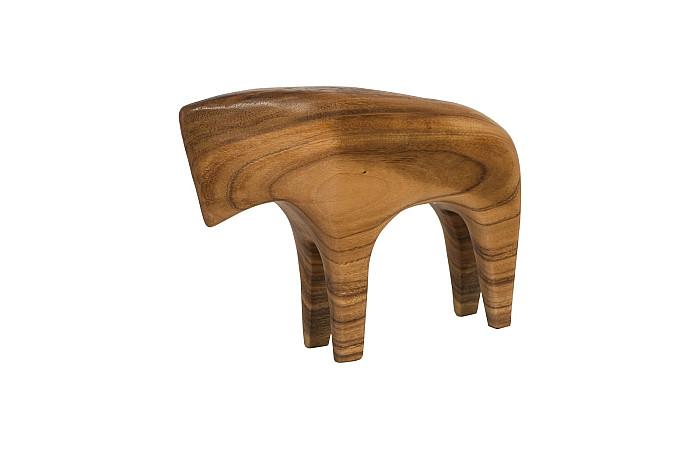 Bull Sculpture, Natural