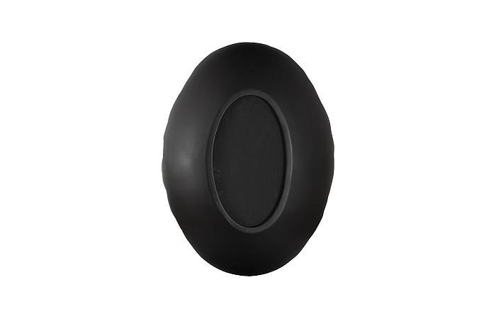 Broken Egg Mirror, Black and Gold Leaf