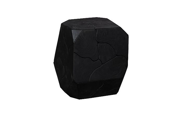 Prism Side Table, Black Finish