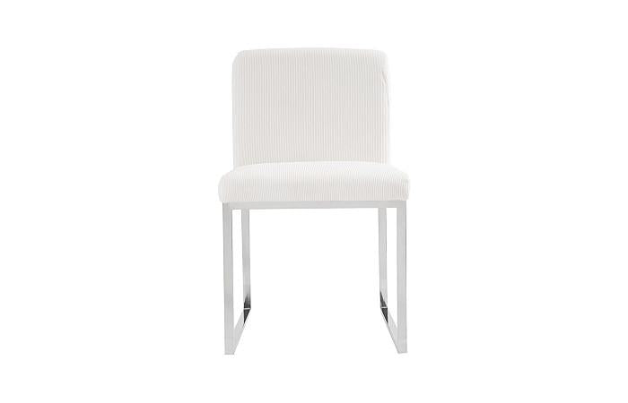 Frozen Dining Chair, Corduroy White