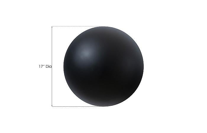 Ball on the Wall, Medium, Matte Black