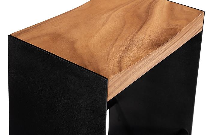 Iron Frame Counter Stool, Natural