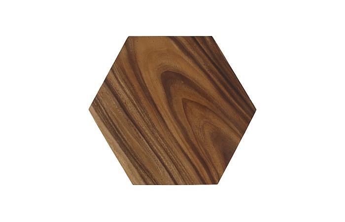 Honeycomb Side Table, Chamcha Wood, MD
