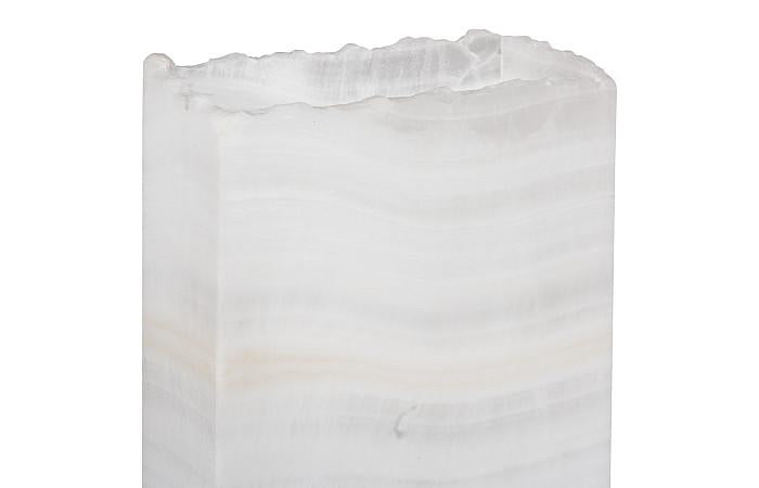 Onyx Lamp, Rectangle, White