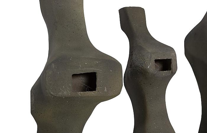 Cast Women Wall Art, Set of 3, Small, Splinter Stone Finish