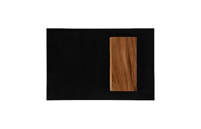 Slant Coffee Table, Natural/Black