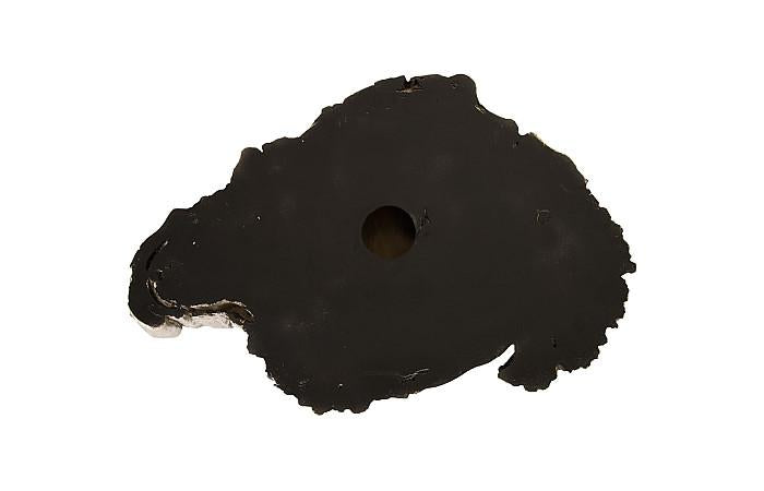 Burled Root Wall Art, Small, Silver Leaf